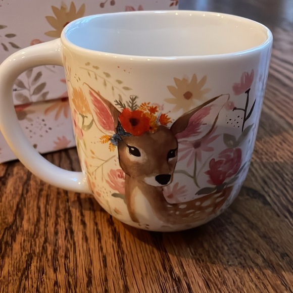 New Peaceful Kingdom Deer Mug 13oz - Picture 2 of 8